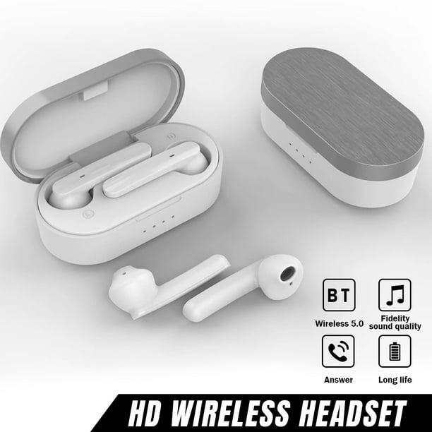 Wireless Earbuds Wireless Headphones with【24Hrs Charging Case】 Waterproof 3D Stereo Headphones in-Ear Built-in Mic Headset Premium Sound with Deep Bass for Apple Airpod Android Huawei Samsung